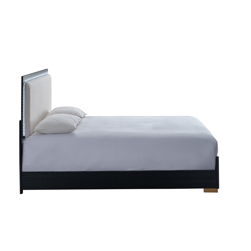 Glory Furniture Steeler G004500A-QB QUEEN BED  Black Gold