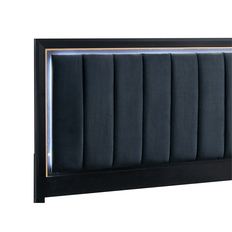 Glory Furniture Kramer G006900A-FB Full Bed  Black Gold