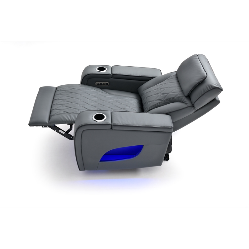 Glory Furniture Lumin G00805A-RC Recliner  Gray