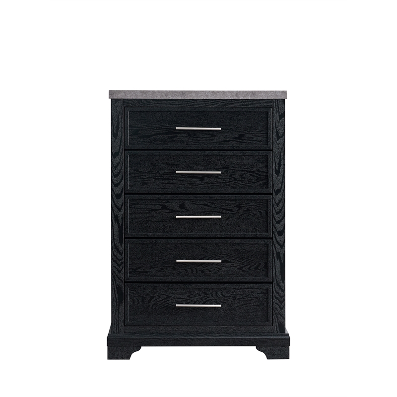 Glory Furniture Grande G003500-CH Chest  Black with Gray Top