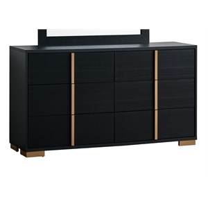 Glory Furniture Steeler G004500-D DRESSER Black and Gold