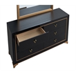 Glory Furniture Kramer G006900-D DRESSER  Black and Gold