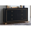 Glory Furniture Kramer G006900-D DRESSER  Black and Gold