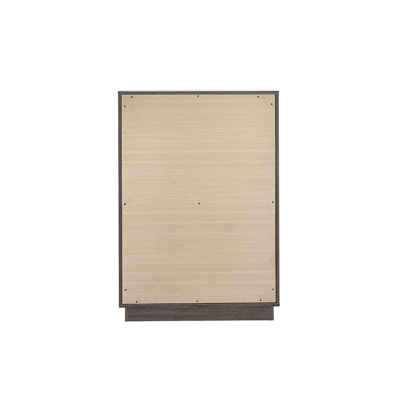 Glory Furniture Aberdeen G02500-CH Chest 4 Drawer Gray/Oak