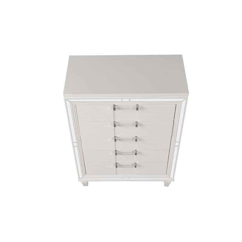 Glory Furniture Genoa G05790-CH Chest  Sparkling White