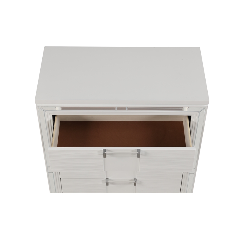 Glory Furniture Genoa G05790-CH Chest  Sparkling White