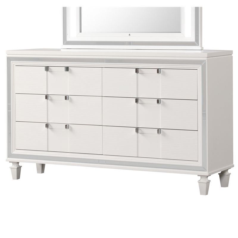 Glory Furniture Genoa G05790-D Dresser  Sparkling White