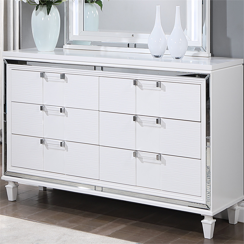 Glory Furniture Genoa G05790-D Dresser  Sparkling White