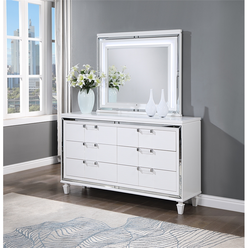 Glory Furniture Genoa G05790-D Dresser  Sparkling White