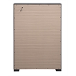 Glory Furniture Wave 5-Drawers Wood Bedroom Chest in Wenge