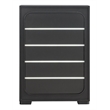 Glory Furniture Wave 5-Drawers Wood Bedroom Chest in Wenge