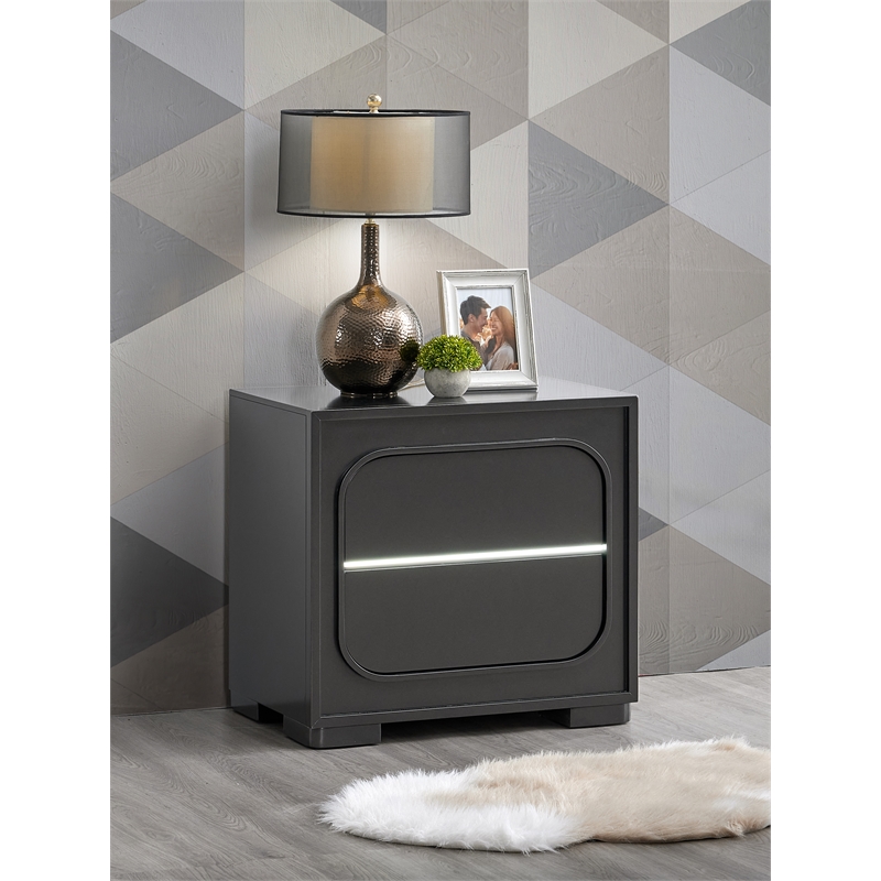 Glory Furniture Wave G08500-N NIGHTSTAND  Wenge