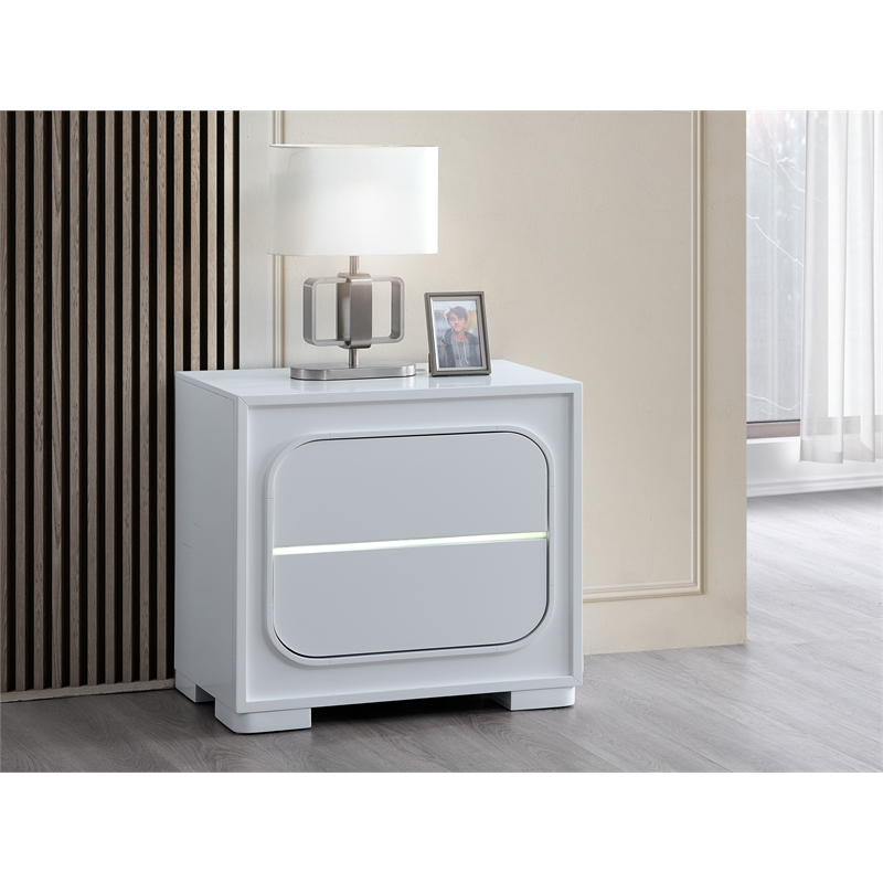 Glory Furniture Milan G08590-N NIGHTSTAND  White