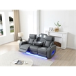 Glory Furniture Lumin Sofa in Gray