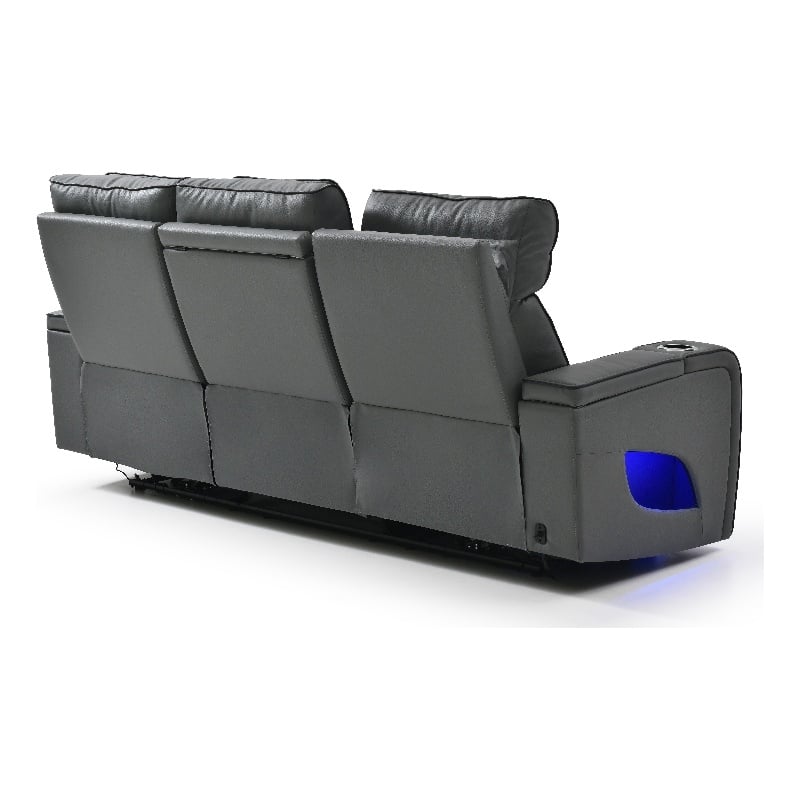Glory Furniture Lumin Sofa in Gray
