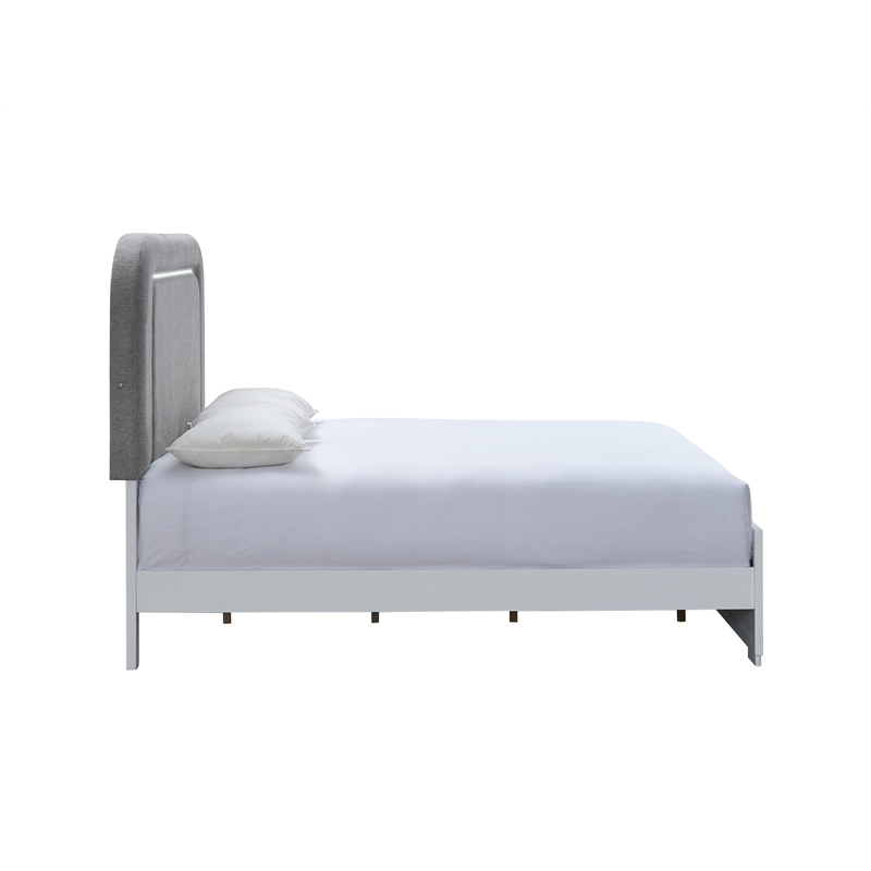 Glory Furniture Milan King Bed in White