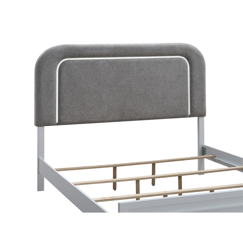 Glory Furniture Milan King Bed in White