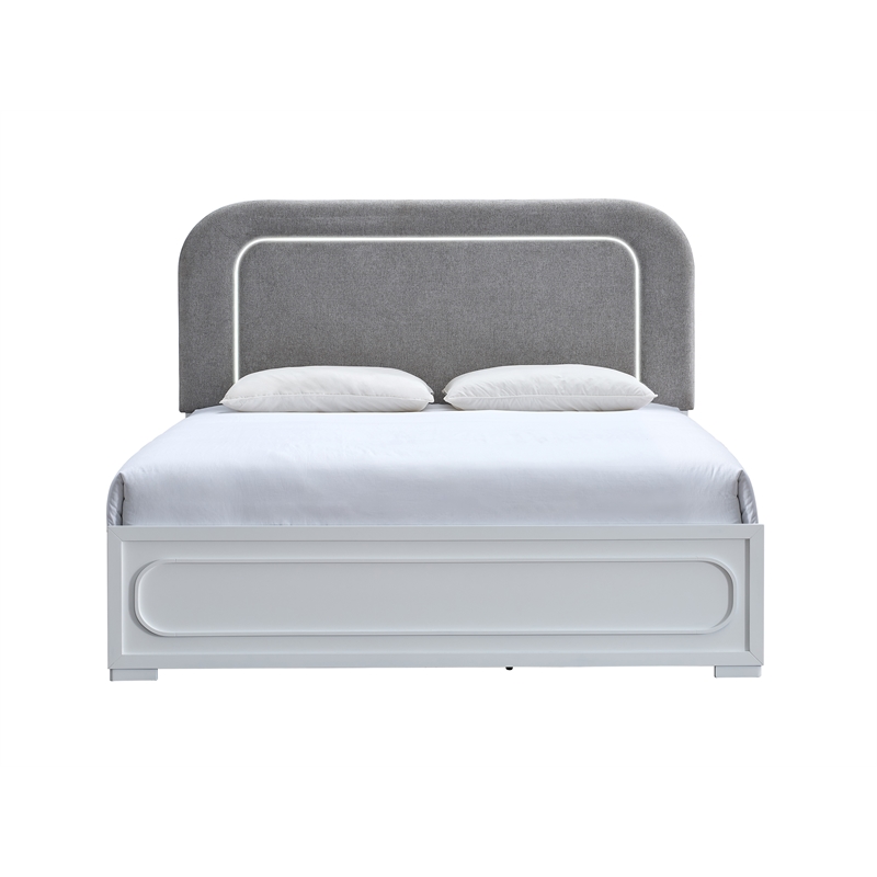 Glory Furniture Milan Queen Bed in White