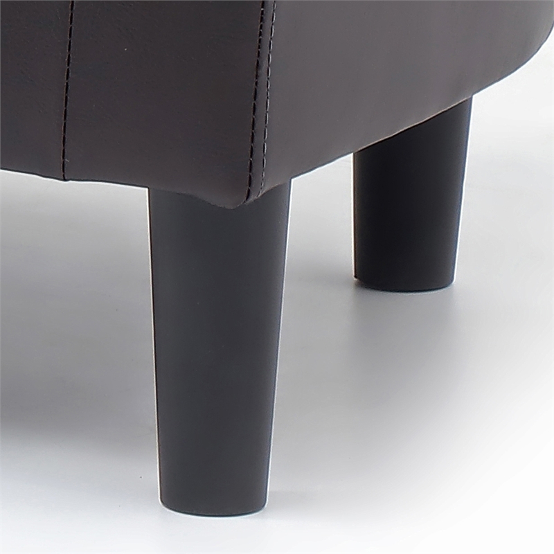Glory Furniture Salem G00203-C Chair+Ottoman Dark Brown