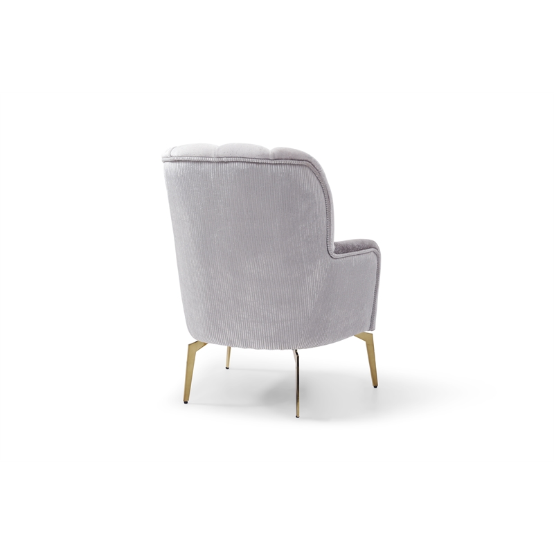 Glory Furniture Eaton G00244A-C Chair Shiny Silver