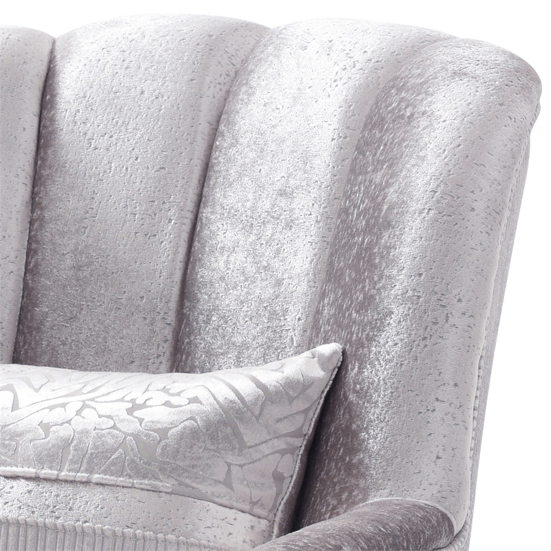 Glory Furniture Eaton G00244A-C Chair Shiny Silver