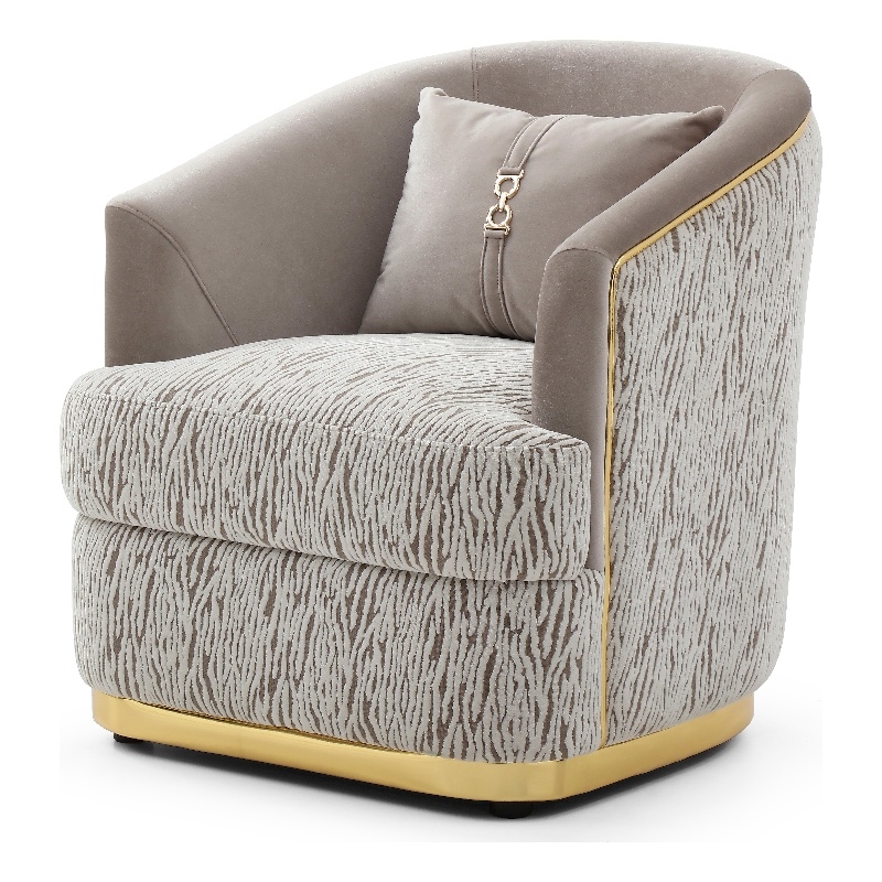 Glory Furniture Lexington G00280A-C Chair Brown/Light Beige