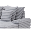 Glory Furniture Oasis G00613-C Teddy Fabric Chair in Gray