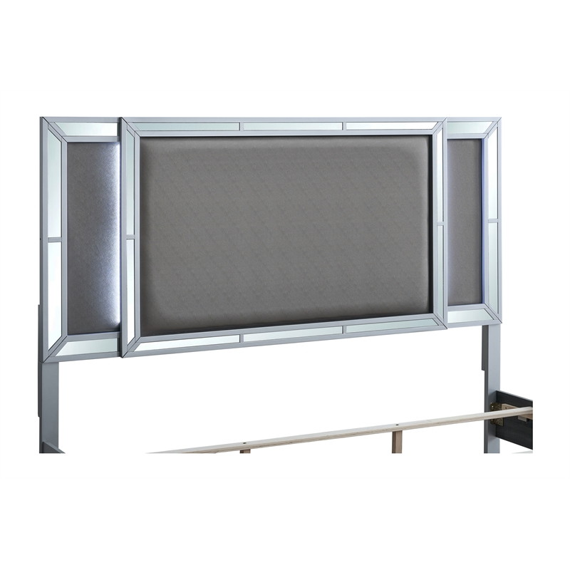 Glory Furniture Murry G004800A-QB Queen Bed Silver