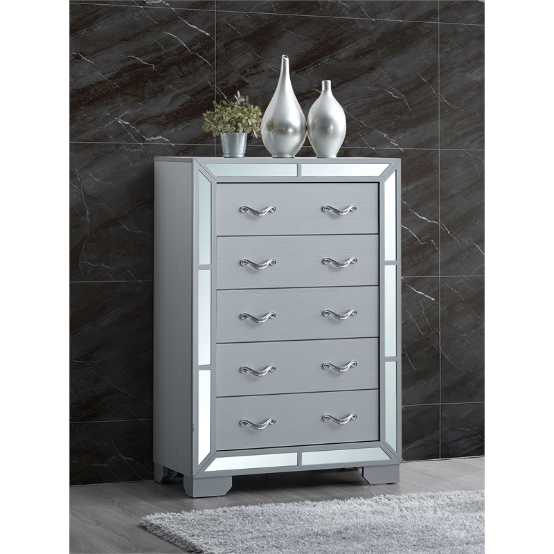 Glory Furniture Murry G004800A-TB Twin Bed Silver