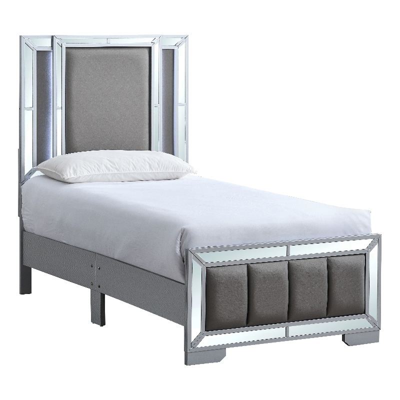 Glory Furniture Murry G004800A-TB Twin Bed Silver
