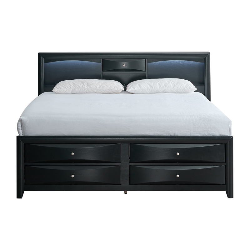 Glory Furniture Marilla G1500S-QSB7 Queen Bed in Black