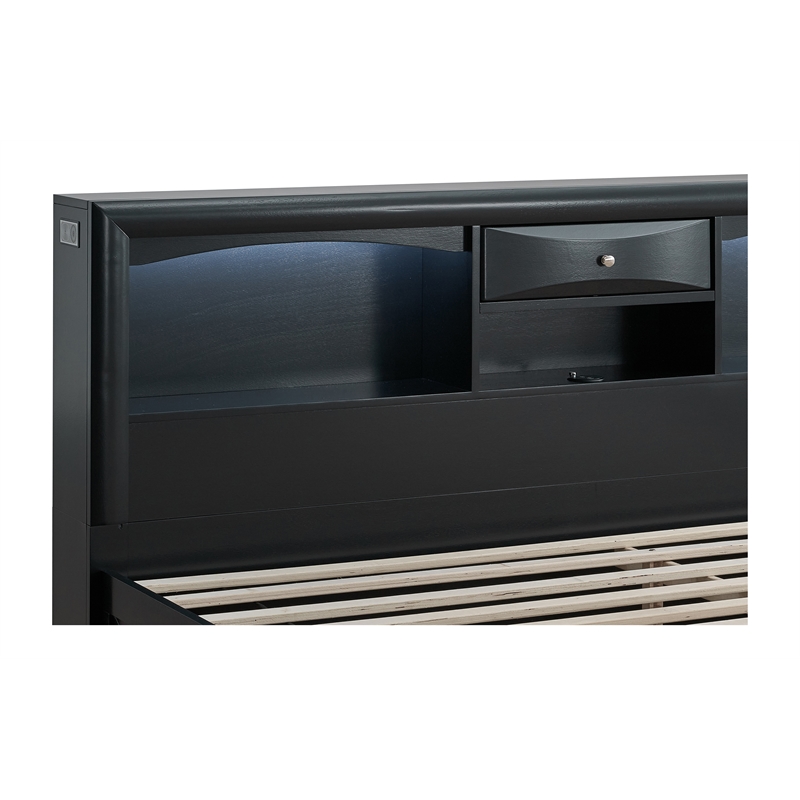 Glory Furniture Marilla G1500S-QSB7 Queen Bed in Black