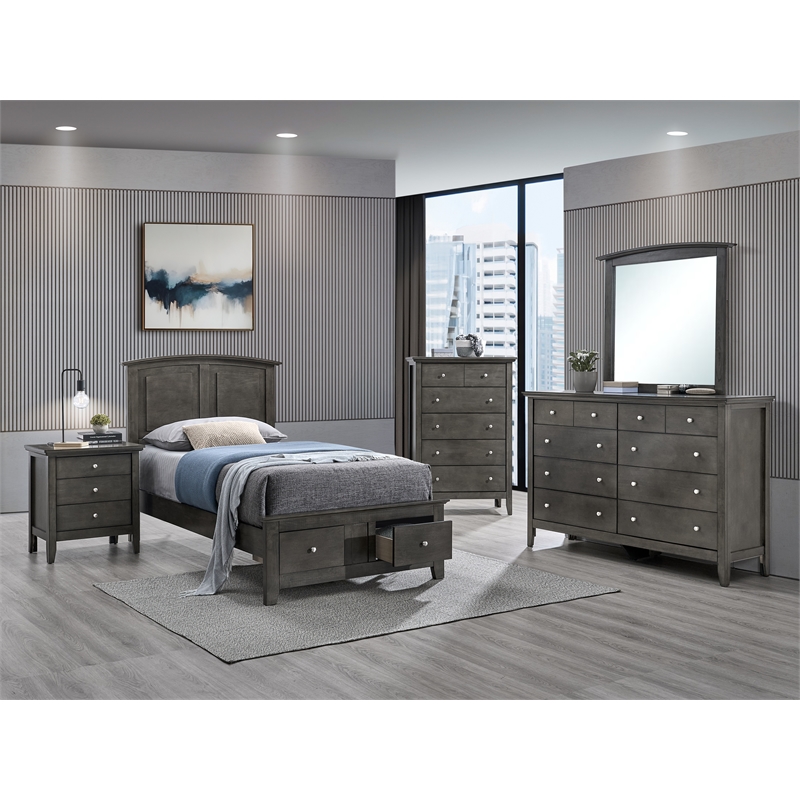 Glory Furniture Hammond G5405B-FSB Full Bed Gray