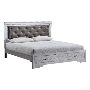 Glory Furniture Lorana G6500F-FSB Full Bed Silver Champagne