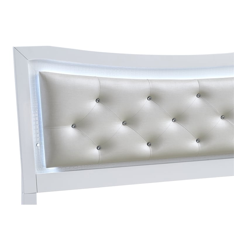 Glory Furniture Lorana G6590E-FSB4 Full Bed Sparkling White