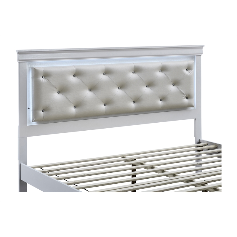 Glory Furniture Lorana G6590F-QSB Queen Bed Sparkling White