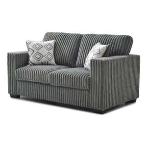 Glory Furniture Teddy G00180A-L Loveseat GRAY Soft Chenille
