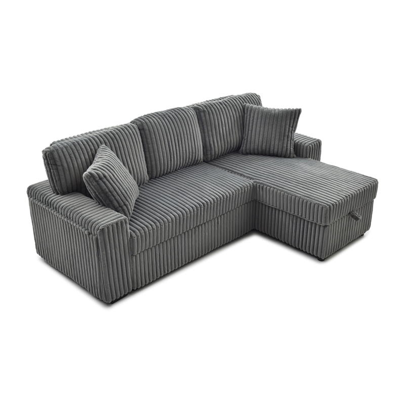 Glory Furniture Connie G00400-SCH Sofa Bed Chaise Gray