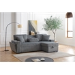 Glory Furniture Connie G00400-SCH Sofa Bed Chaise Gray