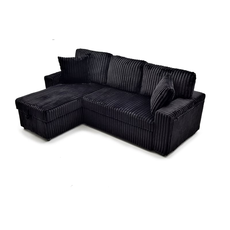 Glory Furniture Connie G00403-SCH Sofa Bed Chaise Black