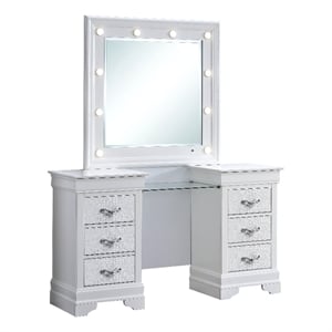 Glory Furniture Lorana G6590-VANITY VANITY Sparkling White