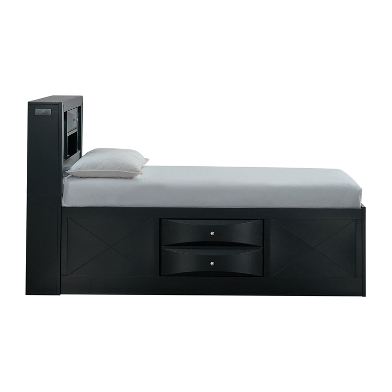 Glory Furniture Marilla G1500S-TSB7 Twin Bed in Black