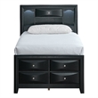 Glory Furniture Marilla G1500S-TSB7 Twin Bed in Black