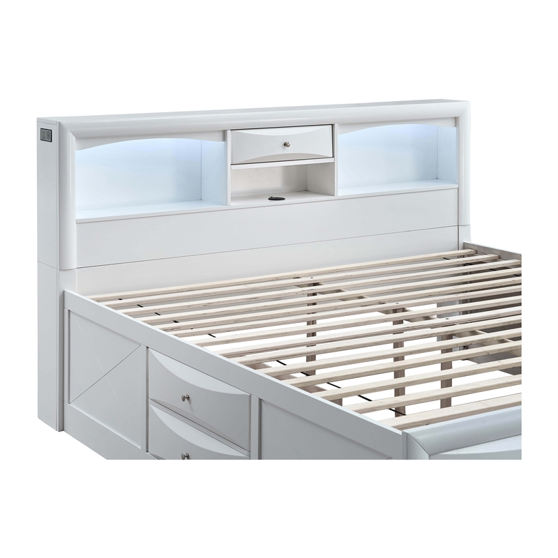 Glory Furniture Marilla G1570S-KSB7 King Bed in White