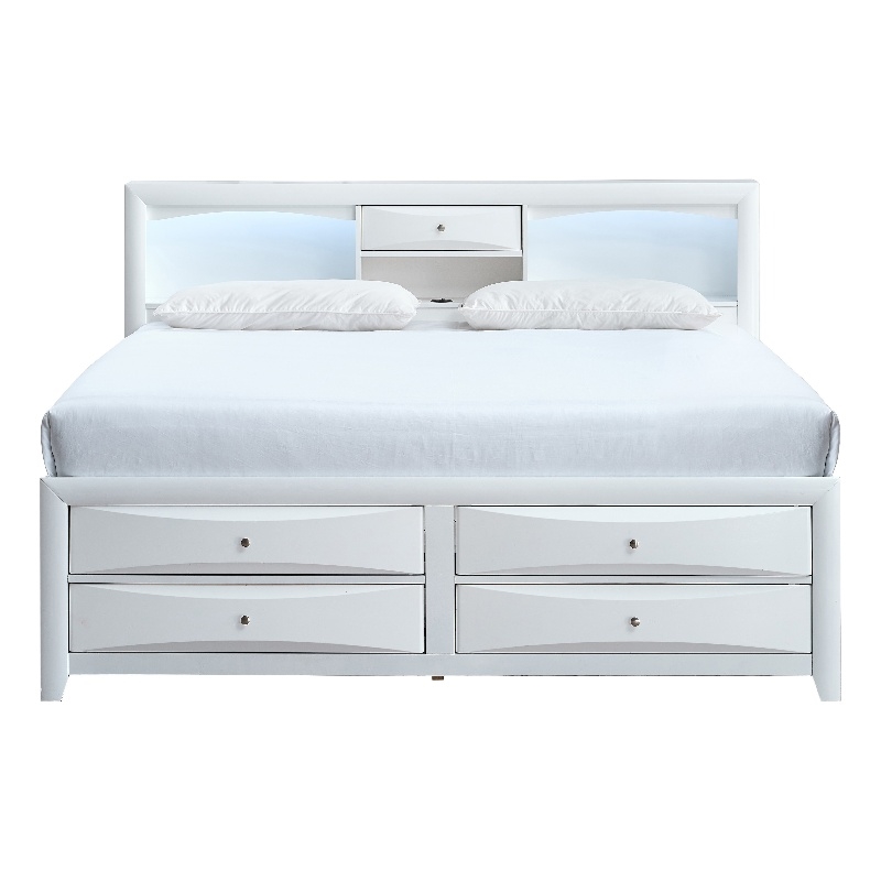 Glory Furniture Marilla G1570S-KSB7 King Bed in White