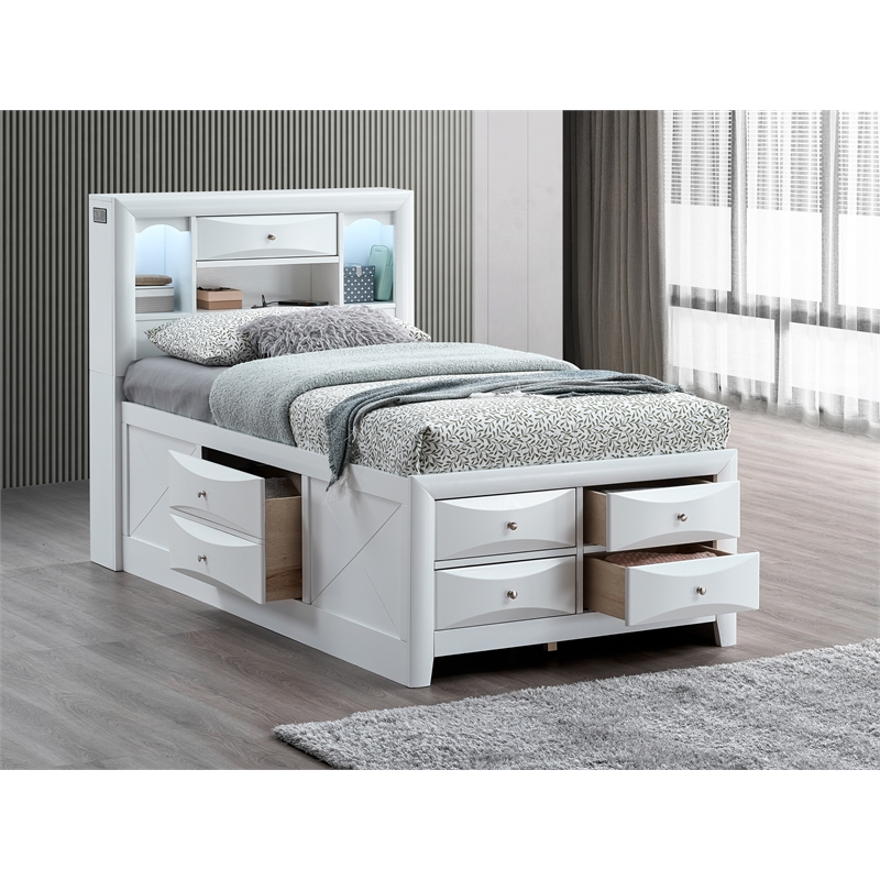 Glory Furniture Marilla G1570S-TSB7 Twin Bed in White