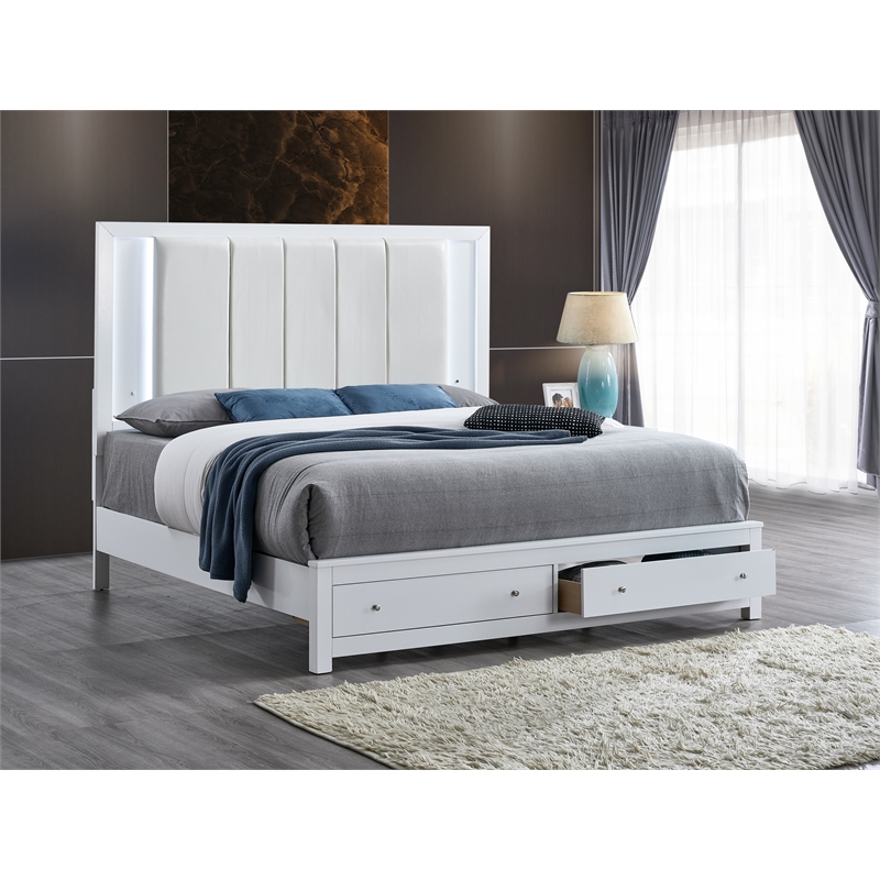 Glory Furniture Burlington G2490F-KB5 King Bed White
