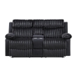 Glory Furniture Plush G00923A-RL Reclining Love seat Black