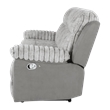 Glory Furniture Plush G00925A-RS 3 Seaters Sofa W/Table W/ Led Belt Gray