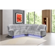 Glory Furniture Plush G00925B-SC Sectional in Gray